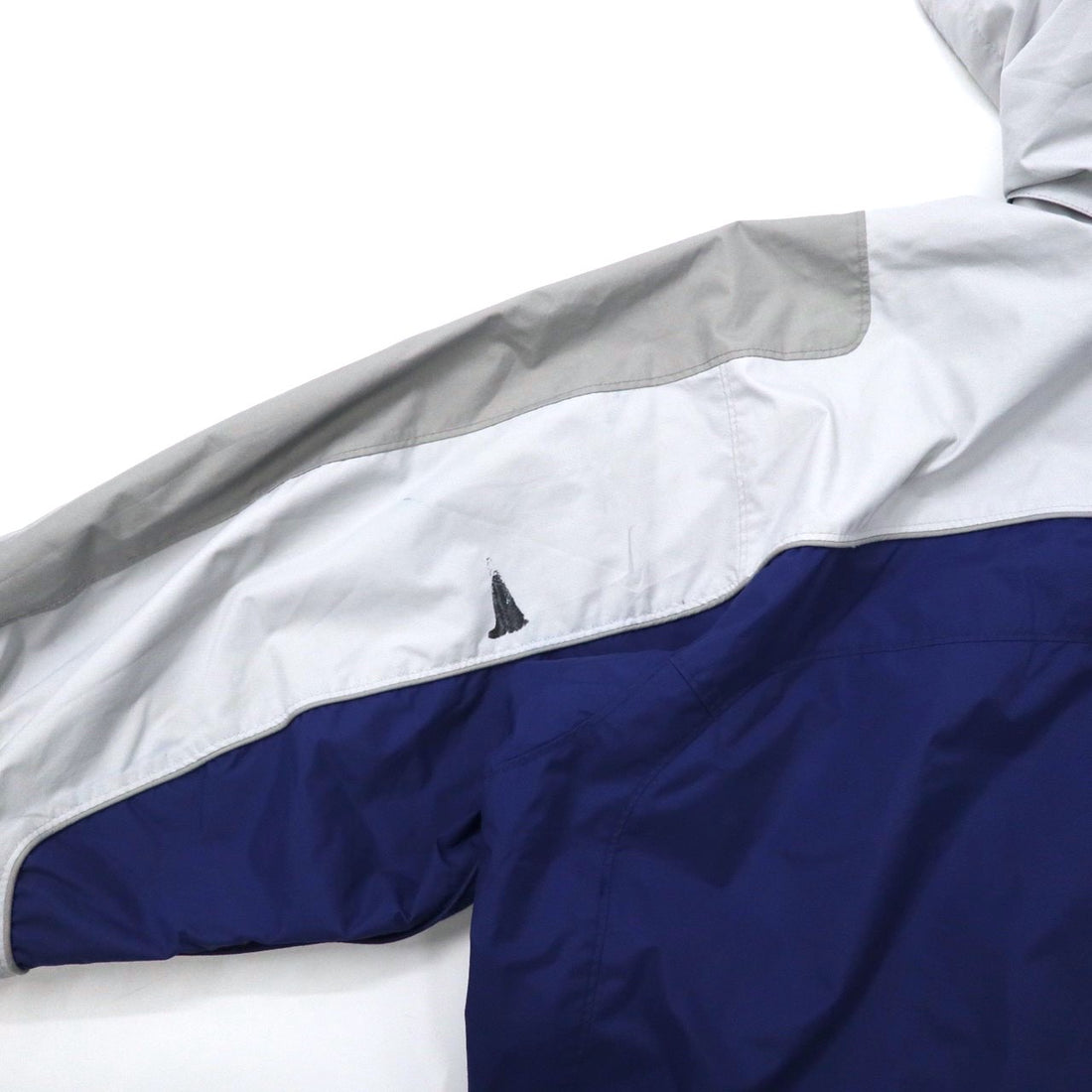 Columbia 3WAY Mountain Parka M Gray Navy Nylon Water Repellent Drawcord Fleece Liner Removable Hood VERTEX JACKET WM7892