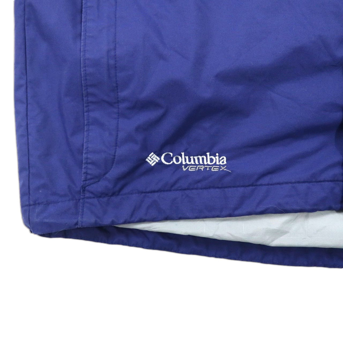 Columbia 3WAY Mountain Parka M Gray Navy Nylon Water Repellent Drawcord Fleece Liner Removable Hood VERTEX JACKET WM7892