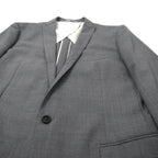 International Gallery BEAMS 1B Suit Setup 50 Gray Wool 41-17-0685-856