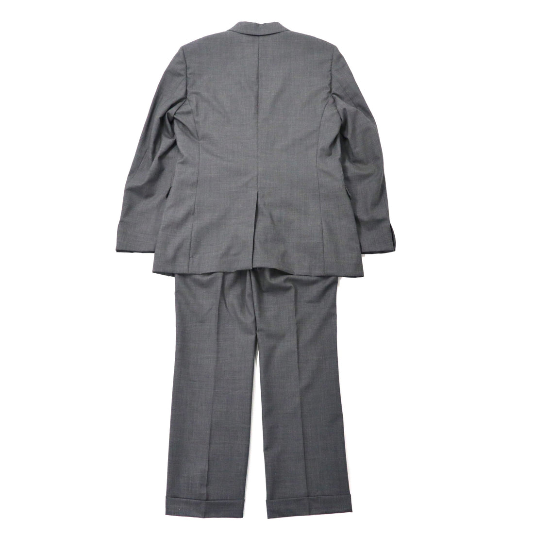 International Gallery BEAMS 1B Suit Setup 50 Gray Wool 41-17-0685-856