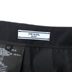 PRADA タイトスカート 42 ネイビー ウール シルク混 ルーマニア製